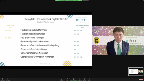 Bild vergr&ouml;&szlig;ern: Ehrung Digitale Schule 1